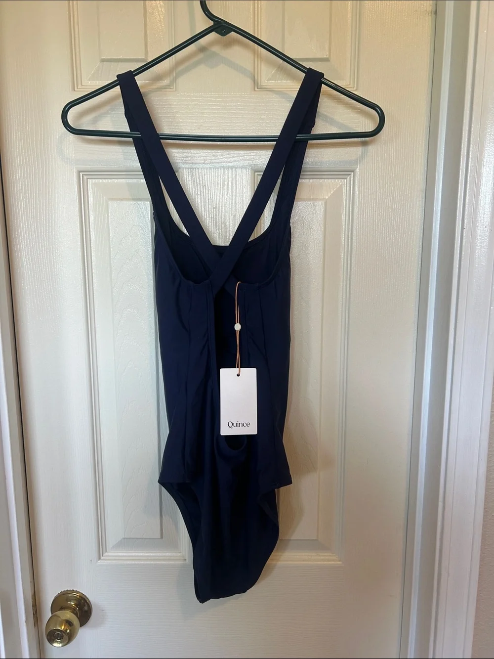 Quince Italian  Women's Navy swimsuit